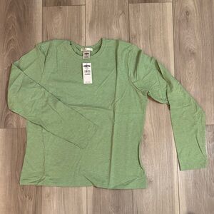 Old Navy Heather Green Stretch Tee - XL